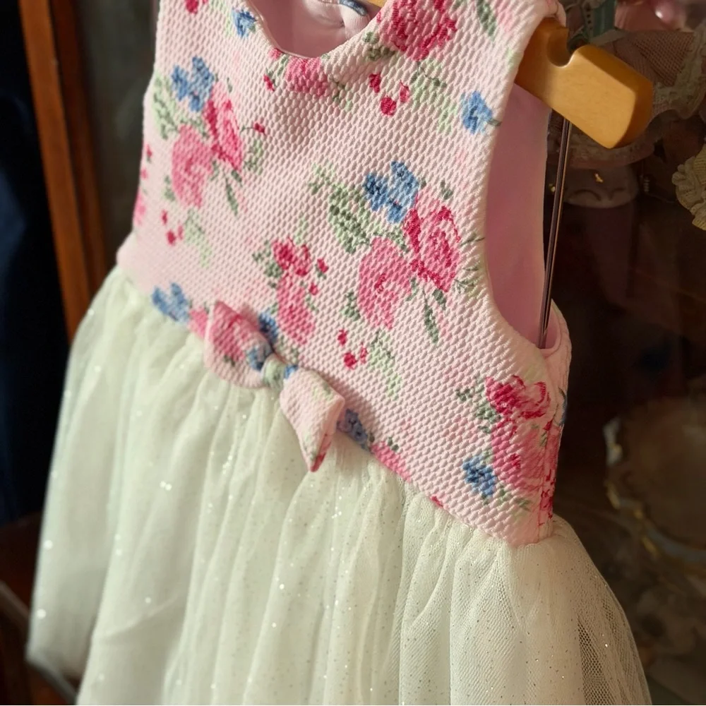 Pink Baby Girl Coat and Dress Outfit 12 months - Picture 10 of 14